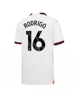Manchester City Rodri Hernandez #16 Replika Borta Kläder 2023-24 Kortärmad